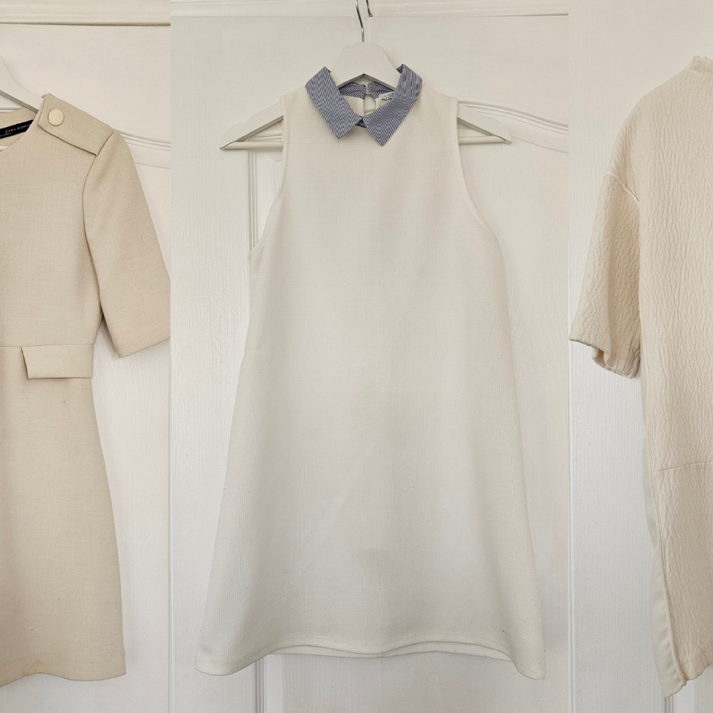 Cream Zara Dresses Collection
